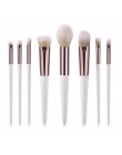 4-14 sztuk zestaw pędzli do makijażu do podkładu Powder Blush Eyeshadow Concealer Lip pędzel do makijażu powiek z torbą kosmetyk