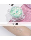 12 kolorów Glitter Shimmer Face Jewels Pigment Body Face Eye brokatowe cekiny krem łagodzący oko błyszczące Skinface cekiny Body