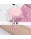 12 kolorów Glitter Shimmer Face Jewels Pigment Body Face Eye brokatowe cekiny krem łagodzący oko błyszczące Skinface cekiny Body