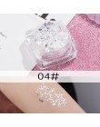 12 kolorów Glitter Shimmer Face Jewels Pigment Body Face Eye brokatowe cekiny krem łagodzący oko błyszczące Skinface cekiny Body