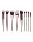 4-14 sztuk zestaw pędzli do makijażu do podkładu Powder Blush Eyeshadow Concealer Lip pędzel do makijażu powiek z torbą kosmetyk