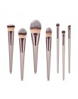 4-14 sztuk zestaw pędzli do makijażu do podkładu Powder Blush Eyeshadow Concealer Lip pędzel do makijażu powiek z torbą kosmetyk