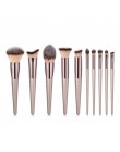 4-14 sztuk zestaw pędzli do makijażu do podkładu Powder Blush Eyeshadow Concealer Lip pędzel do makijażu powiek z torbą kosmetyk