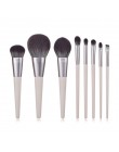 4-14 sztuk zestaw pędzli do makijażu do podkładu Powder Blush Eyeshadow Concealer Lip pędzel do makijażu powiek z torbą kosmetyk