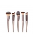 4-14 sztuk zestaw pędzli do makijażu do podkładu Powder Blush Eyeshadow Concealer Lip pędzel do makijażu powiek z torbą kosmetyk