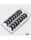 4/8 Pairs Lashes 3D rzęsy z norek naturalne długie/grube sztuczne rzęsy Handmade lashes Makeup Extension rzęsy