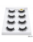 4/8 Pairs Lashes 3D rzęsy z norek naturalne długie/grube sztuczne rzęsy Handmade lashes Makeup Extension rzęsy