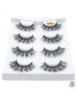 4/8 Pairs Lashes 3D rzęsy z norek naturalne długie/grube sztuczne rzęsy Handmade lashes Makeup Extension rzęsy
