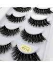 SHIDISHANGPIN 5 par rzęsy z norek sztuczne rzęsy naturalne sztuczne rzęsy 3d rzęsy z norek 3d rzęsy mink faux cils cilios