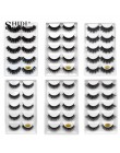 SHIDISHANGPIN 5 par rzęsy z norek sztuczne rzęsy naturalne sztuczne rzęsy 3d rzęsy z norek 3d rzęsy mink faux cils cilios