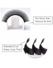 NEWCOME Korea przedłużanie rzęs B C CC D Curl sztuczne rzęsy pojedyncze rzęsy do budowy jedwabiu sztuczne rzęsy 0.03-0.20mm