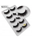 SHIDISHANGPIN 5 par rzęsy z norek sztuczne rzęsy naturalne sztuczne rzęsy 3d rzęsy z norek 3d rzęsy mink faux cils cilios