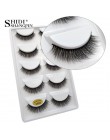 SHIDISHANGPIN 5 par rzęsy z norek sztuczne rzęsy naturalne sztuczne rzęsy 3d rzęsy z norek 3d rzęsy mink faux cils cilios