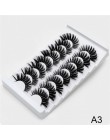 Nowy 5/8 pairs naturalne sztuczne rzęsy sztuczne rzęsy długi makijaż 3d rzęsy z norek przedłużanie rzęs sztuczne rzęsy z norek d