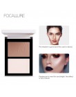 FOCALLURE podwójna głowica 3D Bronzer wyróżnienia do makijaż twarzy kij krem tekstury kontur iluminador Highlighter Bronzer