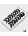 Nowy 5/8 pairs naturalne sztuczne rzęsy sztuczne rzęsy długi makijaż 3d rzęsy z norek przedłużanie rzęs sztuczne rzęsy z norek d