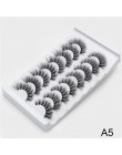 Nowy 5/8 pairs naturalne sztuczne rzęsy sztuczne rzęsy długi makijaż 3d rzęsy z norek przedłużanie rzęs sztuczne rzęsy z norek d