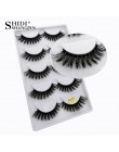 SHIDISHANGPIN 5 par rzęsy z norek sztuczne rzęsy naturalne sztuczne rzęsy 3d rzęsy z norek 3d rzęsy mink faux cils cilios