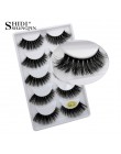 SHIDISHANGPIN 5 par rzęsy z norek sztuczne rzęsy naturalne sztuczne rzęsy 3d rzęsy z norek 3d rzęsy mink faux cils cilios