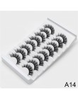 Nowy 5/8 pairs naturalne sztuczne rzęsy sztuczne rzęsy długi makijaż 3d rzęsy z norek przedłużanie rzęs sztuczne rzęsy z norek d