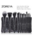 ZOREYA zestaw pędzli do makijażu 2/8/12 sztuk delikatne pędzle do makijażu puder do makijażu w proszku fundacja Contour i pędzle