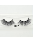Visofree sztuczne rzęsy handmade naturalny makijaż sztuczne rzęsy brokat opakowanie 1 para box makijaż sexy 3D rzęsy z norek D01