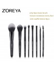 ZOREYA zestaw pędzli do makijażu 2/8/12 sztuk delikatne pędzle do makijażu puder do makijażu w proszku fundacja Contour i pędzle