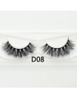 Visofree sztuczne rzęsy handmade naturalny makijaż sztuczne rzęsy brokat opakowanie 1 para box makijaż sexy 3D rzęsy z norek D01