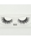 Visofree sztuczne rzęsy handmade naturalny makijaż sztuczne rzęsy brokat opakowanie 1 para box makijaż sexy 3D rzęsy z norek D01
