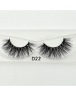 Visofree sztuczne rzęsy handmade naturalny makijaż sztuczne rzęsy brokat opakowanie 1 para box makijaż sexy 3D rzęsy z norek D01