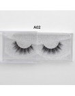 Rzęsy 3D prawdziwe rzęsy z norki naturalnie długie sztuczne rzęsy 100% Hand Made sztuczne rzęsy przedłużanie oczu cilios długotr