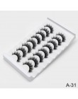 Nowy 5/8 pairs naturalne sztuczne rzęsy sztuczne rzęsy długi makijaż 3d rzęsy z norek przedłużanie rzęs sztuczne rzęsy z norek d