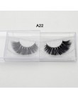 Rzęsy 3D prawdziwe rzęsy z norki naturalnie długie sztuczne rzęsy 100% Hand Made sztuczne rzęsy przedłużanie oczu cilios długotr