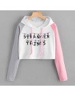 Stranger things bluza z kapturem kobieta bluzy z kapturem bluzy kpop Kawaii w koreańskim stylu oversize Harajuku bluza z kapture