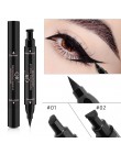 Długotrwały czarny eyeliner do oczu wodoodporny dwustronny z dwoma końcówkami łatwy w aplikacji