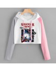 Stranger things bluza z kapturem kobieta bluzy z kapturem bluzy kpop Kawaii w koreańskim stylu oversize Harajuku bluza z kapture