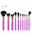 Docolor pędzle do makijażu profesjonalny zestaw pędzli do makijażu naturalnego fundacja Powder Contour Eyes Blending Beauty szcz