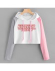 Stranger things bluza z kapturem kobieta bluzy z kapturem bluzy kpop Kawaii w koreańskim stylu oversize Harajuku bluza z kapture