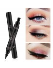 Długotrwały czarny eyeliner do oczu wodoodporny dwustronny z dwoma końcówkami łatwy w aplikacji