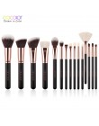 Docolor pędzle do makijażu profesjonalny zestaw pędzli do makijażu naturalnego fundacja Powder Contour Eyes Blending Beauty szcz