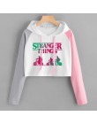 Stranger things bluza z kapturem kobieta bluzy z kapturem bluzy kpop Kawaii w koreańskim stylu oversize Harajuku bluza z kapture