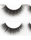 3 pairs 20 style 3D Faux Mink włosów miękkie sztuczne rzęsy puszyste delikatne grube rzęsy Handmade miękkie makijaż oczu rozszer