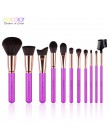 Docolor pędzle do makijażu profesjonalny zestaw pędzli do makijażu naturalnego fundacja Powder Contour Eyes Blending Beauty szcz