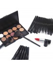 Vander profesjonalne 32 sztuk/zestaw Makeup muśnięcie fundacja cienie do powiek szminki Powder pędzle do makijażu torba na narzę