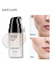 SACE LADY Primer makijaż kontrola oleju matowy makijaż twarzy baza kremowy 24K złota profesjonalne pory fundacja podkład kosmety