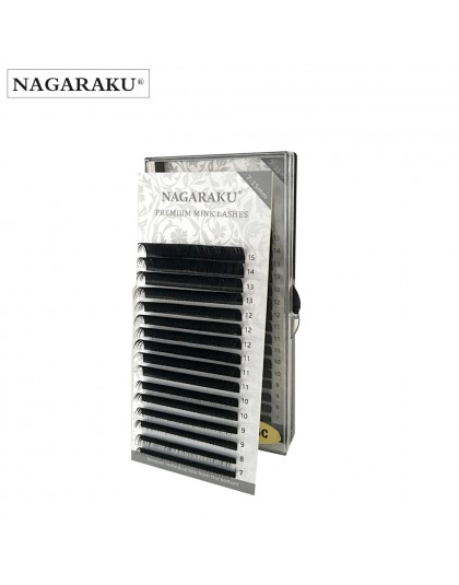 NAGARAKU 7 ~ 15mm MIX indywidualne przedłużanie rzęs sztuczne rzęsy naturalnie sztuczne premium faux mink super miękkie rzęsy