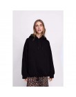 Bluzy z kapturem damskie bawełniane, w stylu harajuku bluzy z kapturem jednolity patchworkowe kieszenie regularne bluza oversize