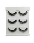 3 pairs 20 style 3D Faux Mink włosów miękkie sztuczne rzęsy puszyste delikatne grube rzęsy Handmade miękkie makijaż oczu rozszer