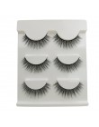 3 pairs 20 style 3D Faux Mink włosów miękkie sztuczne rzęsy puszyste delikatne grube rzęsy Handmade miękkie makijaż oczu rozszer