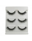 3 pairs 20 style 3D Faux Mink włosów miękkie sztuczne rzęsy puszyste delikatne grube rzęsy Handmade miękkie makijaż oczu rozszer